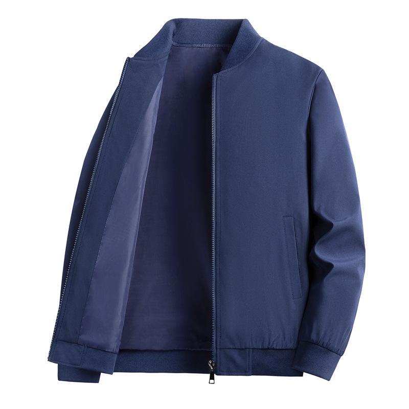 

2025 Men s Plus Size Stand Collar Winter Jacket with Velvet Lining M