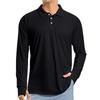 Men's Raglan Long Sleeve Golf Shirt UPF 50+ Lightweight Shirt