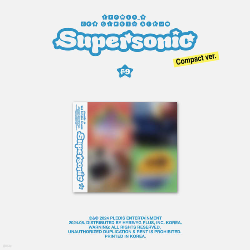 

fromis_9 - 3rd Single Album Supersonic [Compact ver.] [1 out of 8 randomly sent]