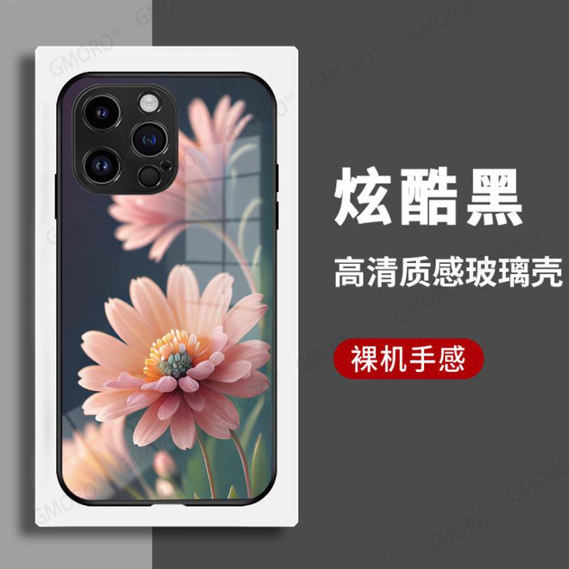 Processing mobile phone case 16 to print 15 photos glass case iphone13 film case 14 transparent case 12pro