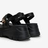 Portfolio Portfolio By ESquire Women S Simple Decorative Two Band Platform SandalS Black