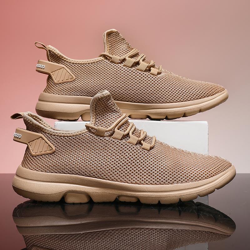 Men Running Shoes Bis Size Classic Flat Mesh Comfortable Jogging Shoes Lightweight Gym Sports Shoes 2025 New Sneakers for Men