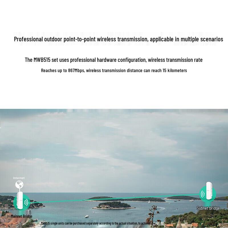 Mercury MWB515 Outdoor Wireless Bridge CPE (CN version)