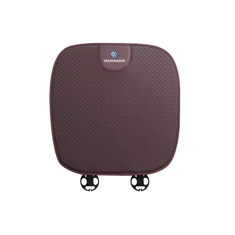 Car Ice Silk Seat Cushion Seat Covers For VW Golf Phaeton GTI Teramont Polo Backrest Mat Rear Seat Cushion Car Interior Keychain Zh6