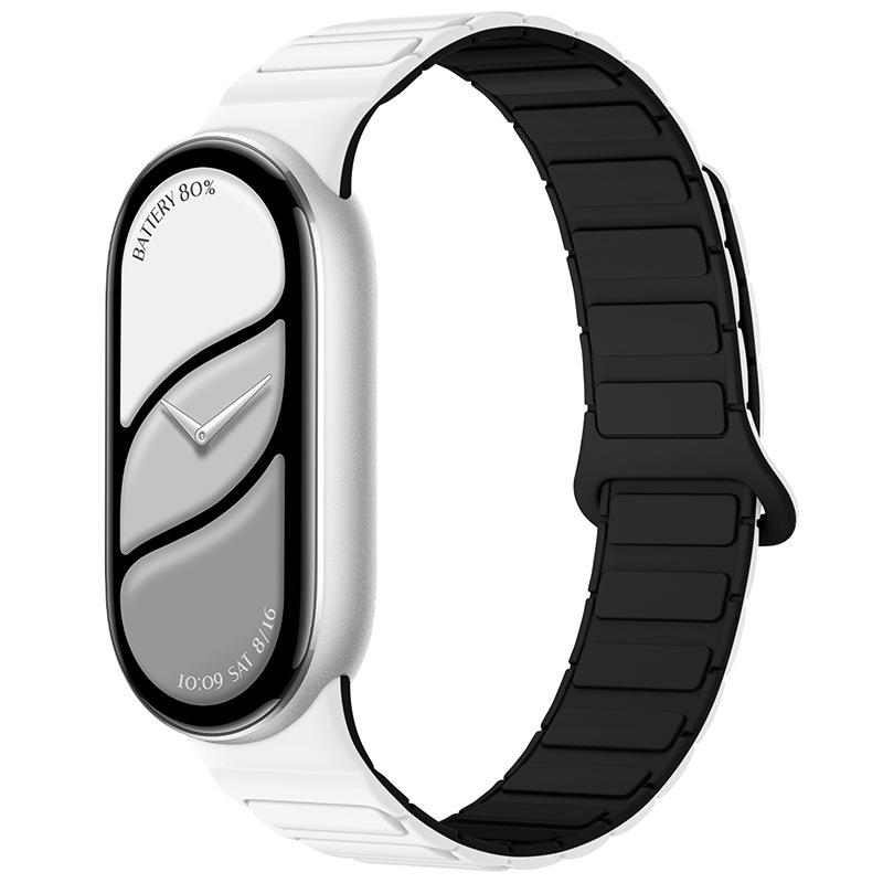 Magnetiskt looparmband för Mi Band 10 Rem Silikon Sportarmband för Xiaomi Mi Band 10 9 8 Correa Band Armbandsaccessoarer