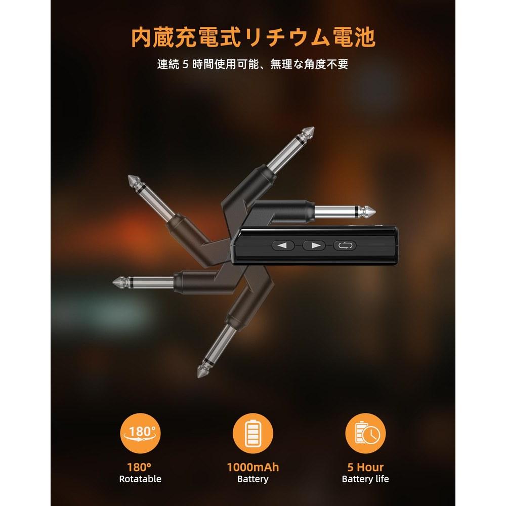 LEKATO Guitar Amp Headphone Mini Amp Portable Multi-Effects Processor Electric Guitar Bass Compatible