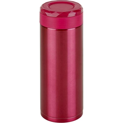 Wahei Freiz Large Capacity Stainless Steel Mug, 600ml, Red, Keeps Hot or Cold, Vacuum Insulated, Perfect for Commuting, School, Office, or Going Out,