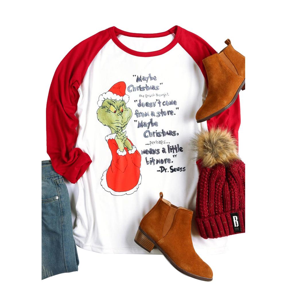 Рождество Женская футболка Доктор Сьюз Отдыхающее лицо Блузка Футболка Топы Dr.Seuss,2XL