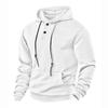 Men's Casual Long Sleeve Pullover Hoodie for Fall Winter Sports and Everyday Wear
