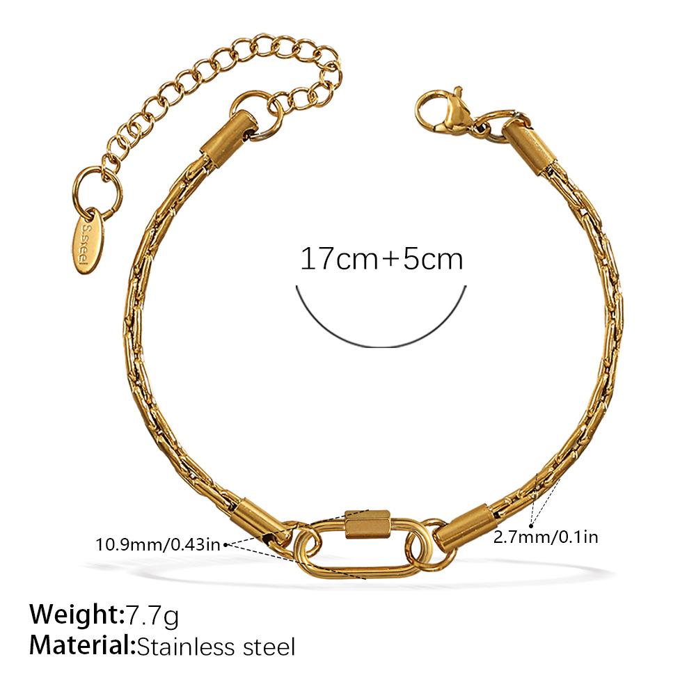 Japan And South Korea Fashion Niche Bracelet Necklace Women'S Personality Design Versatile Jewelry Does Not Fade Popular Trend