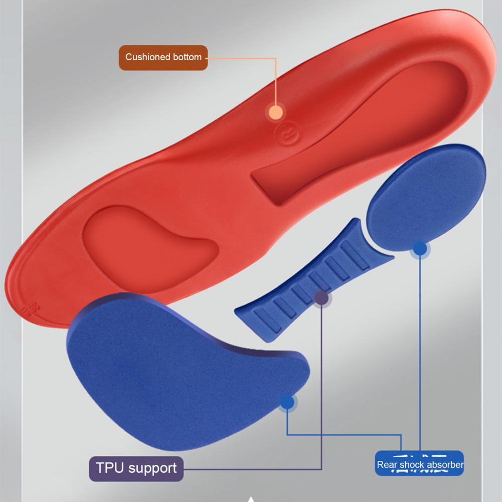 2 Pairs Sports Insoles Unisex Improve Posture Orthotic Insoles Comfort Sole Insole for Bunions Arch Support Foot Fatigue Relief