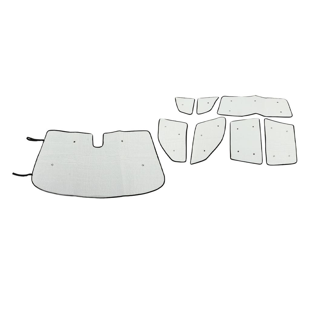 8Pcs Car Windshield Sunshade Auto Window Sun Visor Heat Shield Cover with Suction Cups for X3 E83 2006‑2010