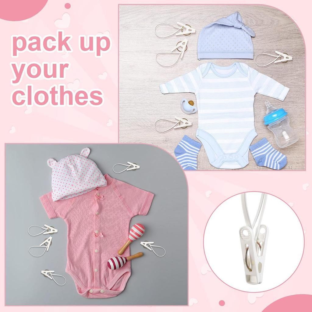 Windproof Clothespins Plastic Laundry Clip Portable Bra Socks Hanger Hook Quilt Clothing Clip Hanging Rope Clothes Peg