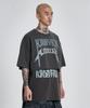 AJOBYAJO [Pba] Arch Logo Washed Layered T-Shirt [Charcoal]