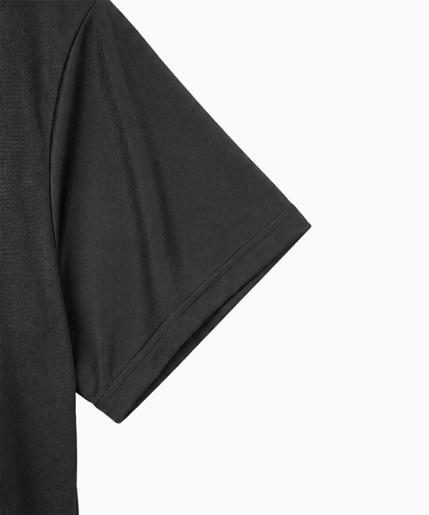 SAINTPAIN Sp Air Cotton Cross Logo Short Sleeve T-Shirt Charcoal