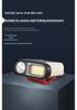 Multifunctional Induction Headlamp: Strong Long-Throw Clip-On Light for Night Fishing, Outdoor Adventures, and Cycling.
