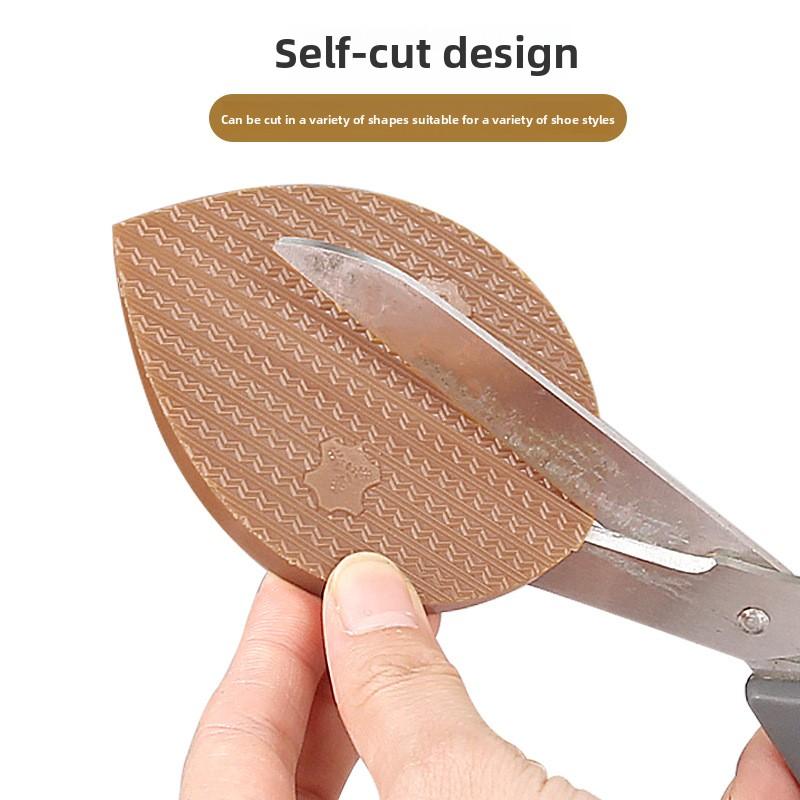 Non-slip Thickened Sneakers Leather Shoes with Wear-resistant Repair Sole Accessories Heel Wear Stripes Semi-circular Partial Sticker