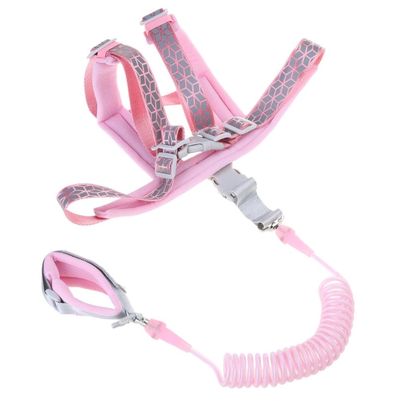 Outdoor Kids Toddler Safety Reflective Back Belt Baby Anti Lost Wrist Link Toddler Walk Leash Safety Harness Strap Rope