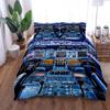 A380 Airbus Cockpit Duvet Cover Set King Queen Double Full Twin Single Size Bed Linen Set