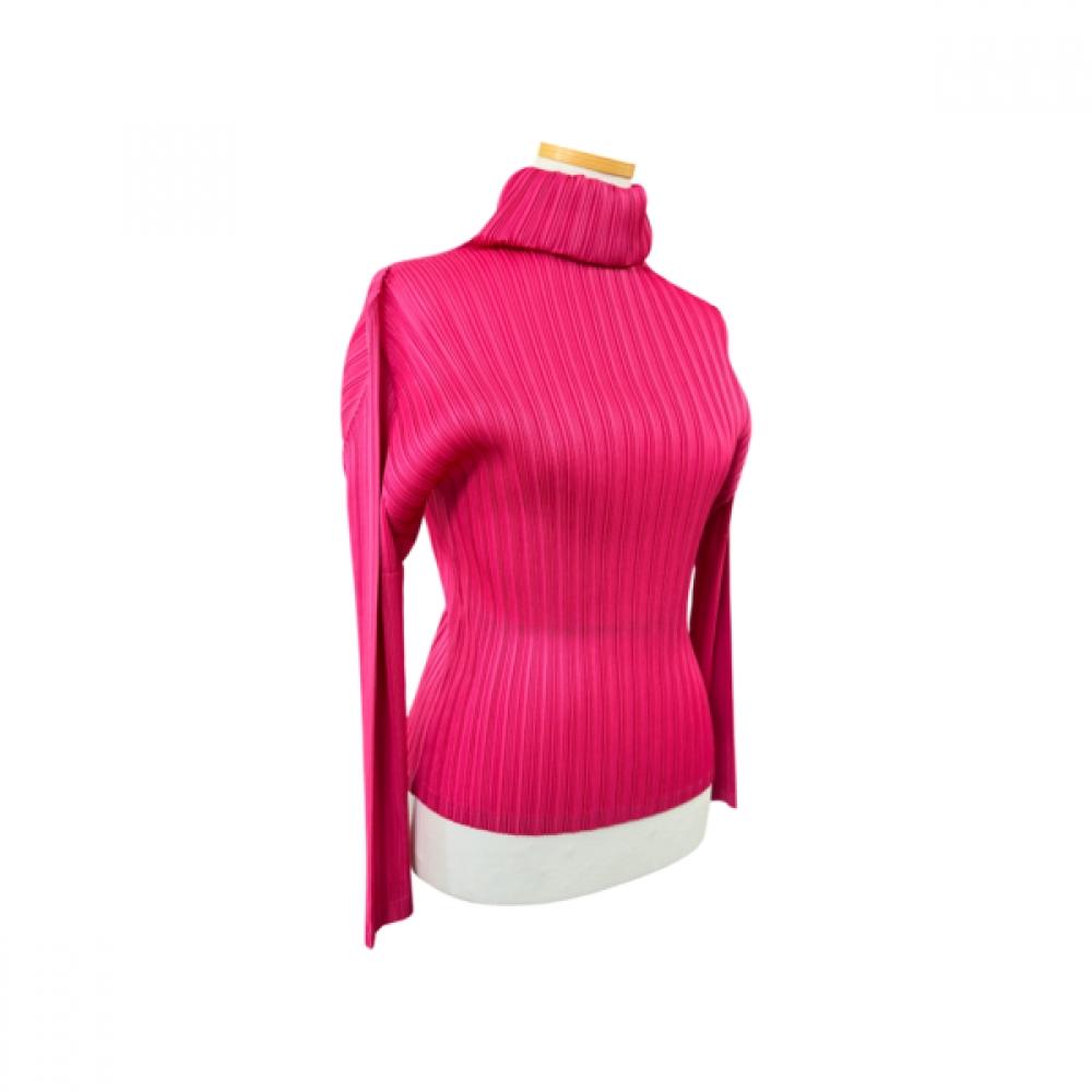 LA VITA JUNKO PleaTed High Neck T 3 Line lswTs005