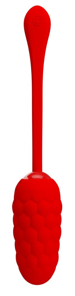 Oeuf Vibrant Marina 8 x 3.3cm Rouge - Pretty Love - Oeufs Vibrants Sans fil