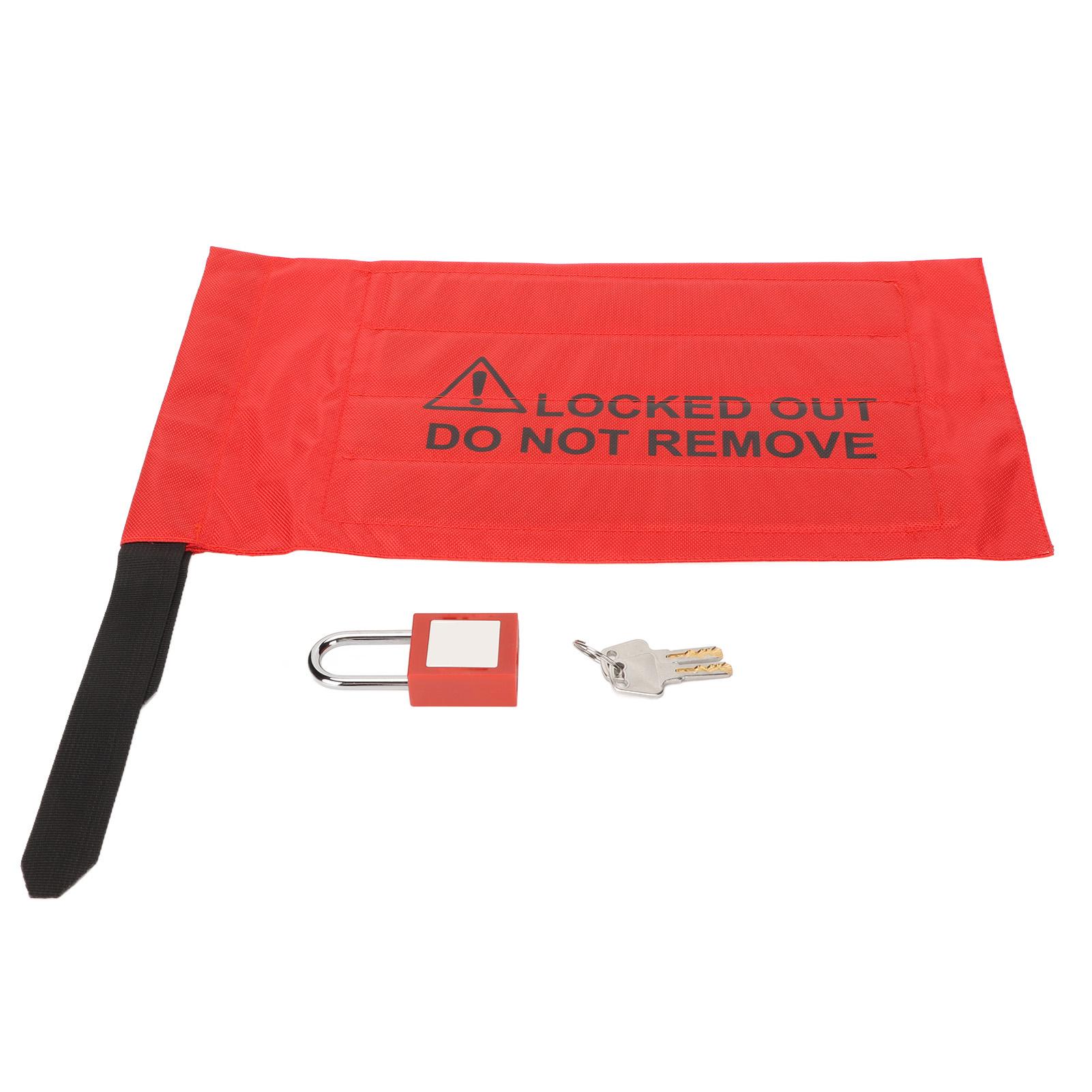 

38mm Shackle Safety Padlock Lockout Tagout Lock with PVC Bag for Industrial Electrical Equipment