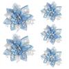 5Pcs/set Fake Fake Flowers DIY Christmas Wreath Accessories  Party Supplies