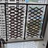 Outdoor Carbonized Wood Garden Fence with Trellis