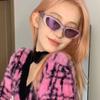 Star  Style Women Cat Eye Pink Sunglasses Fashion Colorful Mirror Goggles Men Punk Sports Sun Glasses Brand Designer