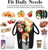 Large Capacity Tote Bento Insulated Lunch Bag Picnic Food Box Storage Ice Cooler Thermal Bag Portable Handheld Insulation Bags