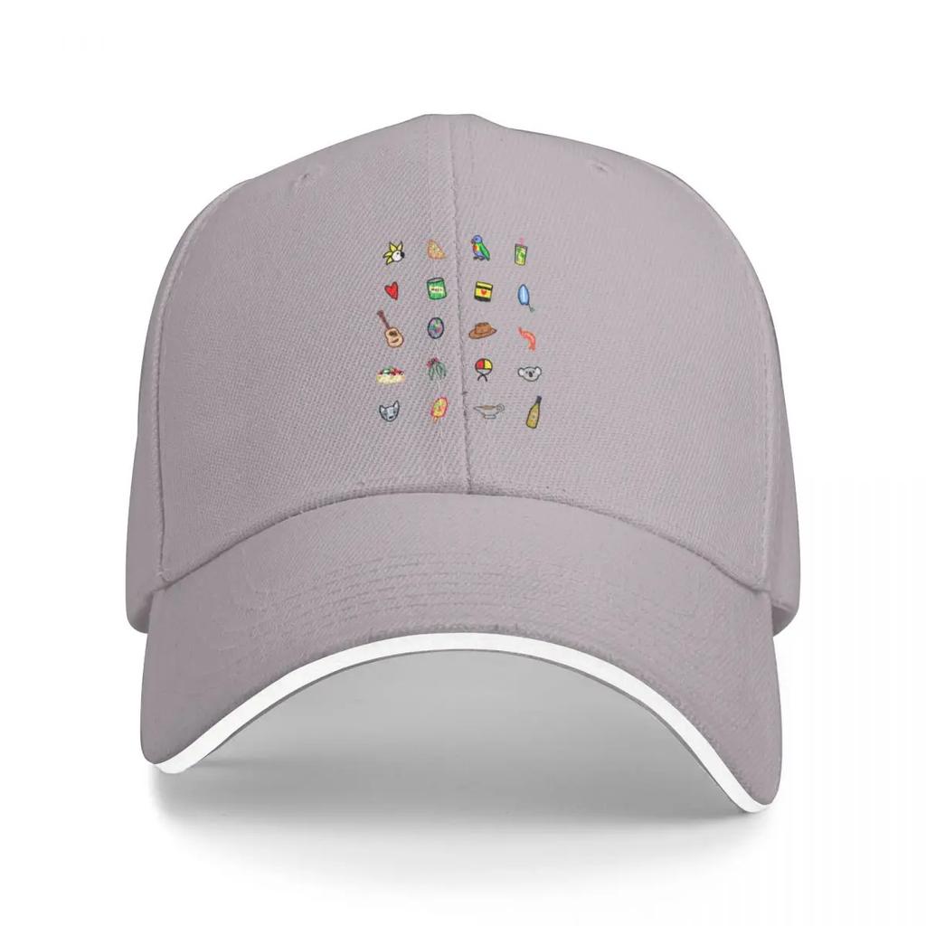 aussie icons Baseball Cap Kids Hat Bobble Hat Women's Golf Wear Men's
