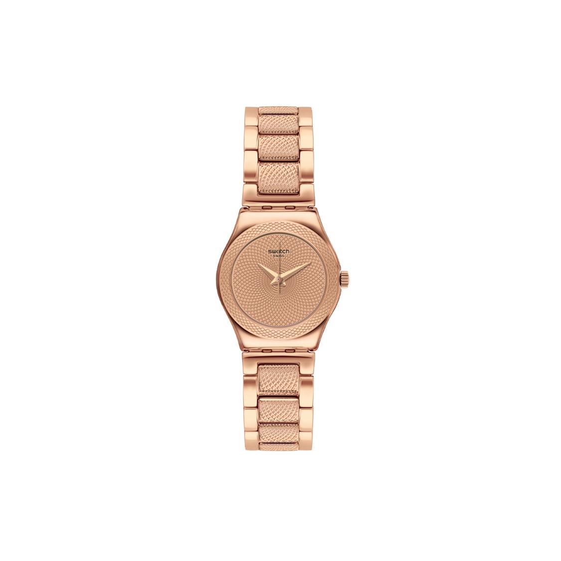 SWATCH Women s Gold Watch YSG163G YSG163G Rose Gold