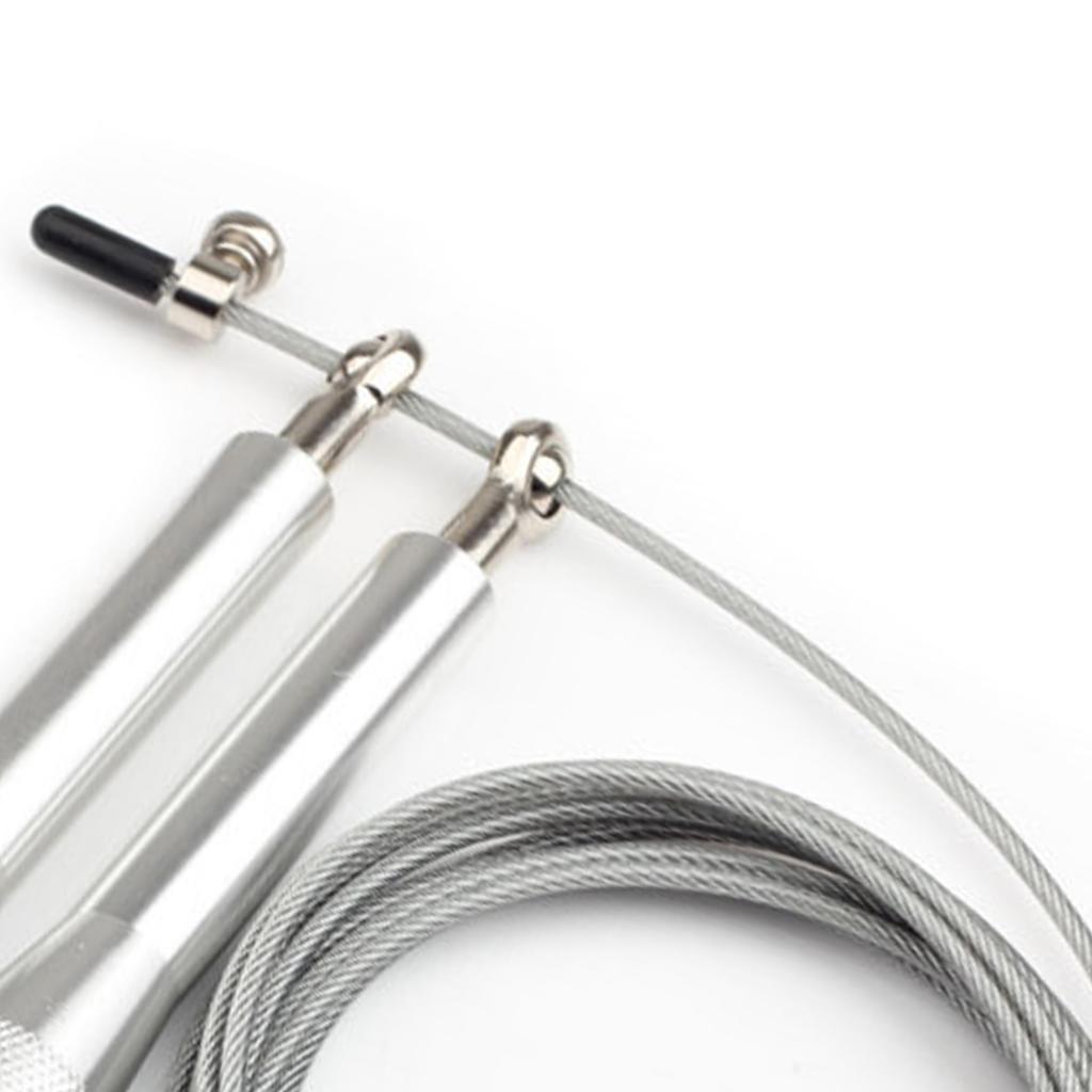 Rope Skipping Heavy Handle Metal Wire Aluminum Universal Bearing for Professional Physical Training