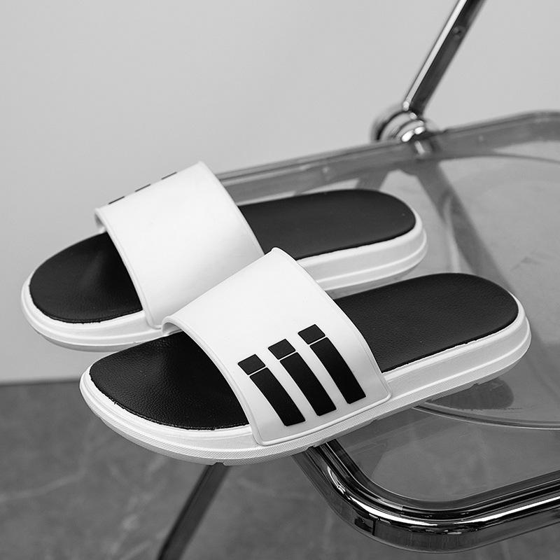 

Платформенные шлепанцы мужские летние модные для улицы новые студенческие универсальные с характером нескользящие уличные пляжные сандалии 44/45 белый