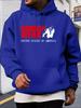 Sweat à capuche décontracté avec graphique Gorilla Wear - Noir