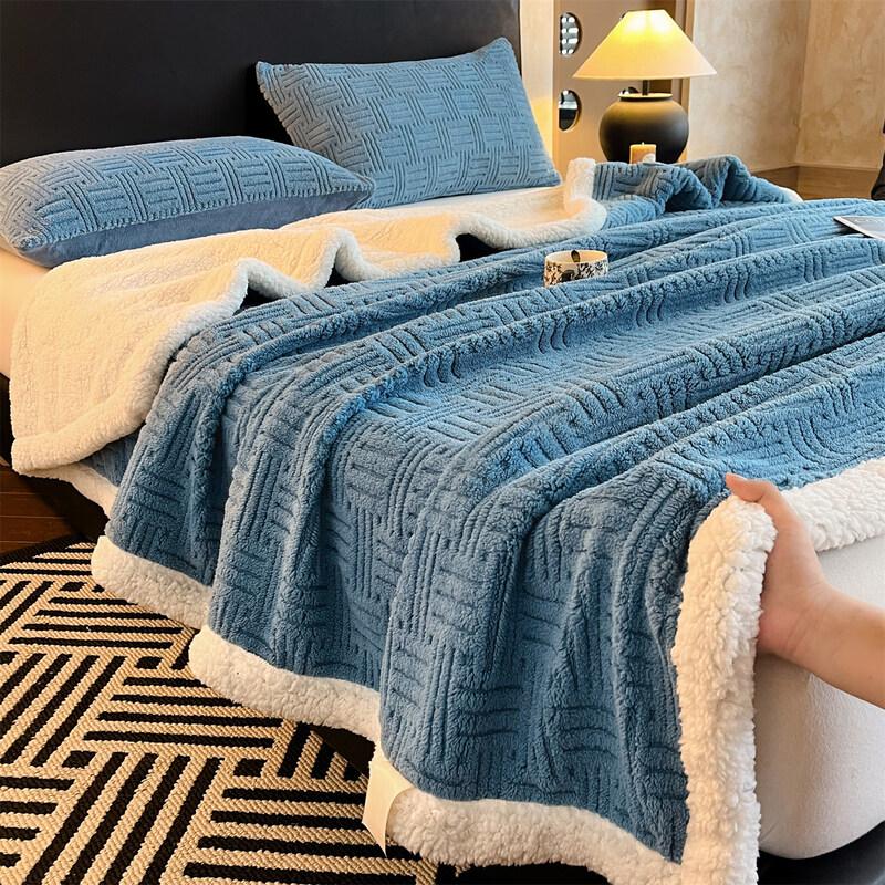 OEING Sherpa Fleece Blanket