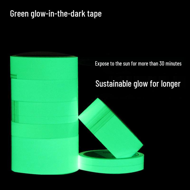 Fluorescent Green Anti-Collision Luminous Stair Warning Tape for Stage