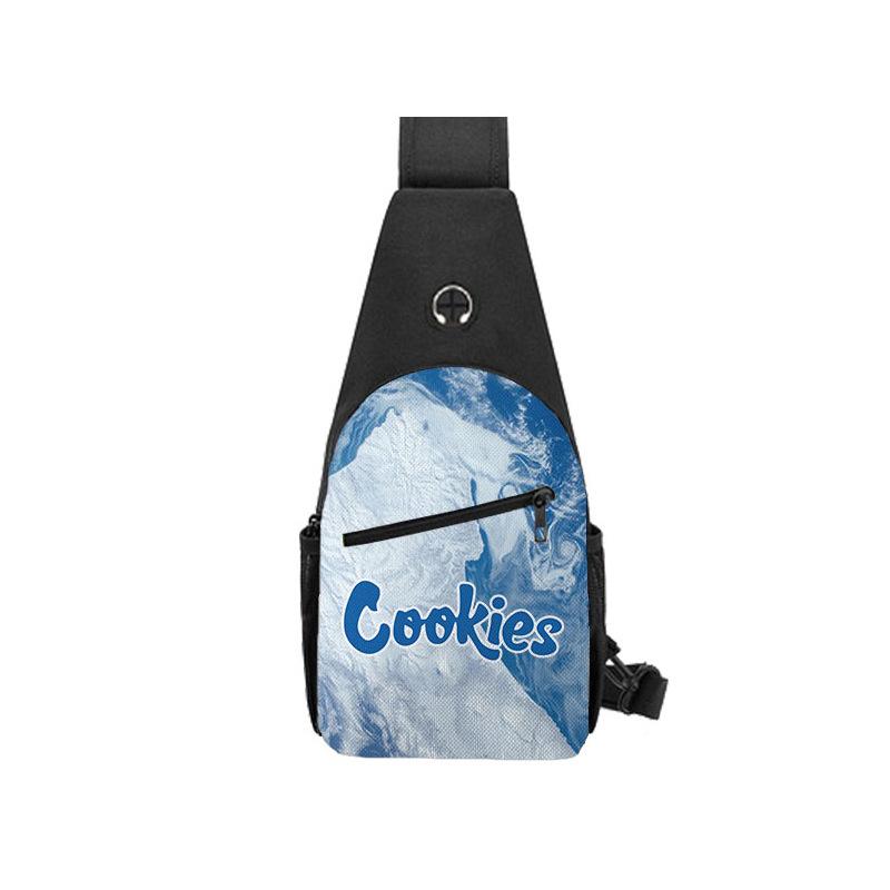 Cook Men'S Crossbody Bag Breast Bag Simple Luggage Oxford Cloth Fashion Waterproof Shoulder Backpack Tide Ins