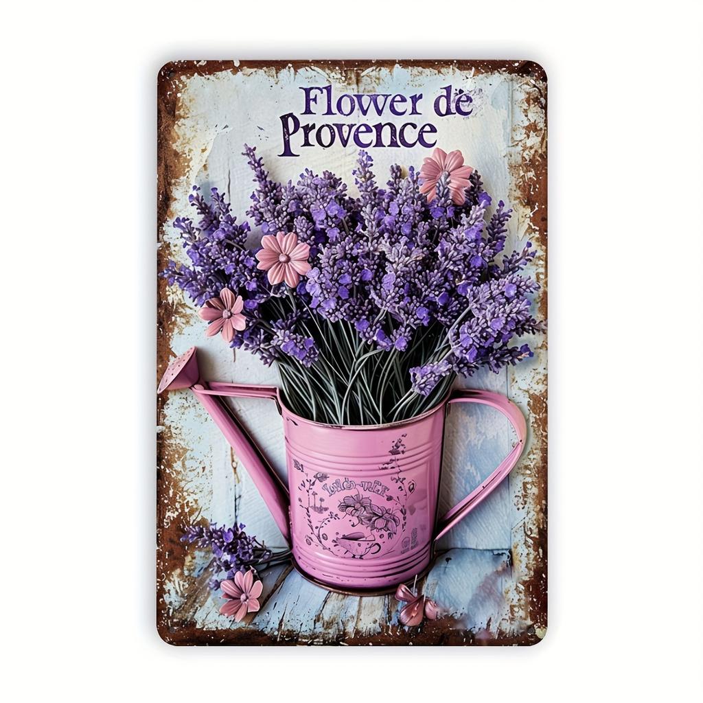 2D Classic Retro Style Iron Wall Art Sign with Durable Construction and Protective Coating Suitable for Various Interior Spaces