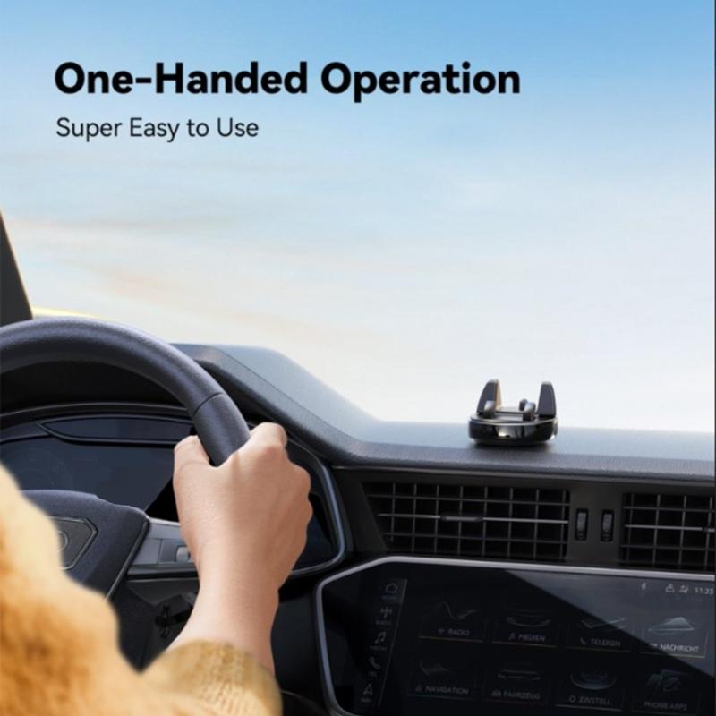 Car Dashboard Mounted Phone Stand Universal Phone Mount Holder Stand Angle Adjustable Holder Adhesive Automotive Cradles