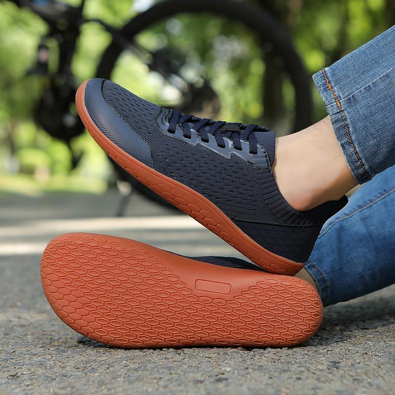 Leichte, lässige Ballerinas mit breiter Zehenbox, Crosstraining-Sneakers, rutschfest, Damen Herren, Mesh-Gymnastikschuhe