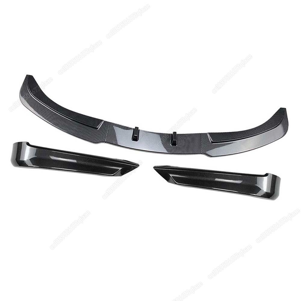 Front Bumper Lip Splitter Diffuser For BMW 3 Series E90 E91 318i 320i 330i 2005-2008 Pre-Facelift ABS Body Kit Tuning Spoiler