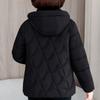 Plus Size L-5XL Fashion Female Coat Winter Jackets Hooded Loose Thick Warm Middle Age Women Parkas