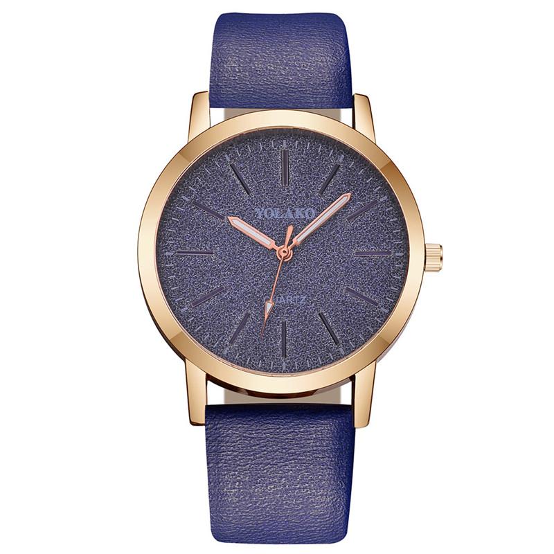 

Luxury Brand Leather Quartz Women Watch Ladies Fashion Watch Women Wristwatch Clock relogio feminino hours reloj mujer saati синій