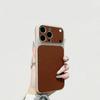 Seconds Change 17 Lychee Pattern, Suitable for iPhone15ProMax Mobile Phone Case Imitation Leather Apple 16 All-inclusive 13 Protective Case 14