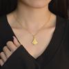 Gold-Plated Christmas Tree Pendant Necklace for Women – High-End, Niche Design, Versatile Collarbone Chain, Perfect Gift for Girlfriend