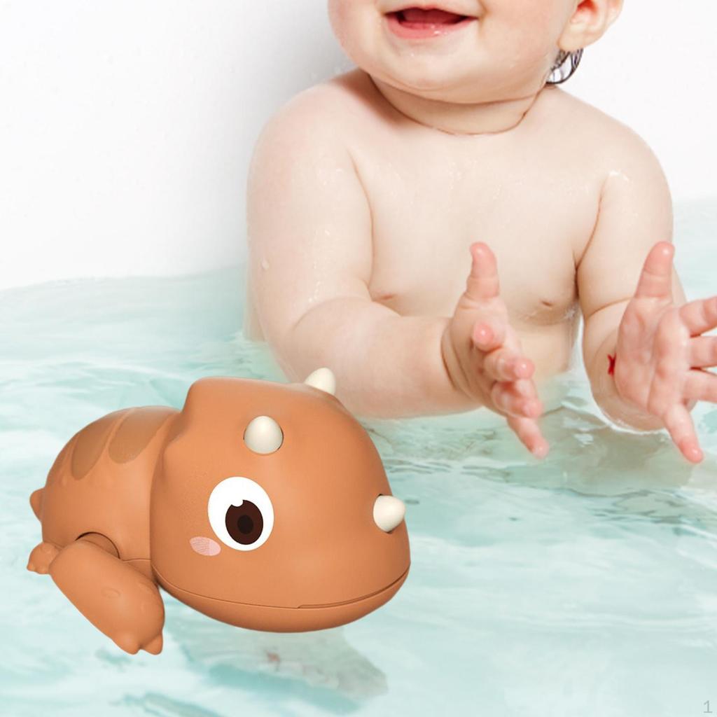 Dinosaur Toys Floating Bath Animal Interactive Clockwork for Infant