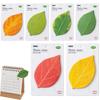 Sticky Notes Notepad Leaf Sticky Notes Stickers Self Sticky Notes DIY Decoration Plant Green Sticky Notes Leaf Stickers