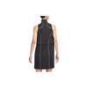 Nike Sportswear Color Block Design Casual Short Sleeveless Dress Women Dresses Black FN2287-010