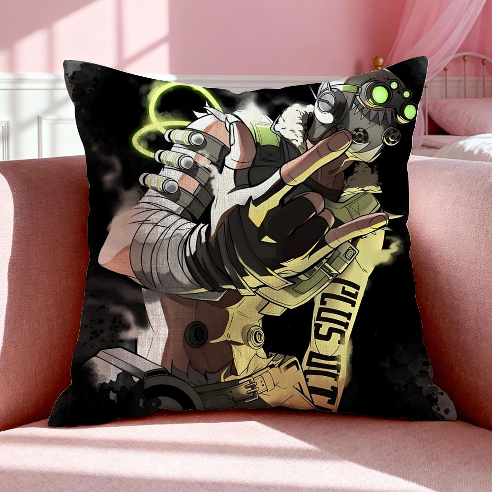 Game AApex Legends Cushion Cover Breathable Linen Pillowcase Summer Odorless EcoFriendly Invisible Zipper Washable